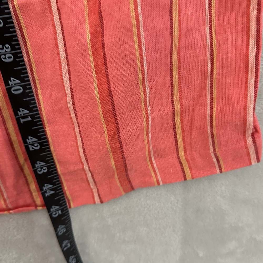 A New Day Women's XXL Dress‎ Pink Striped Sleeveless Shift Linen Blend New - Picture 6 of 14